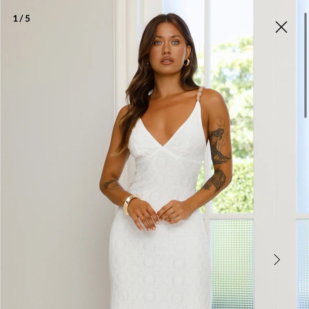 You Got This Maxi Dress White Hello Molly